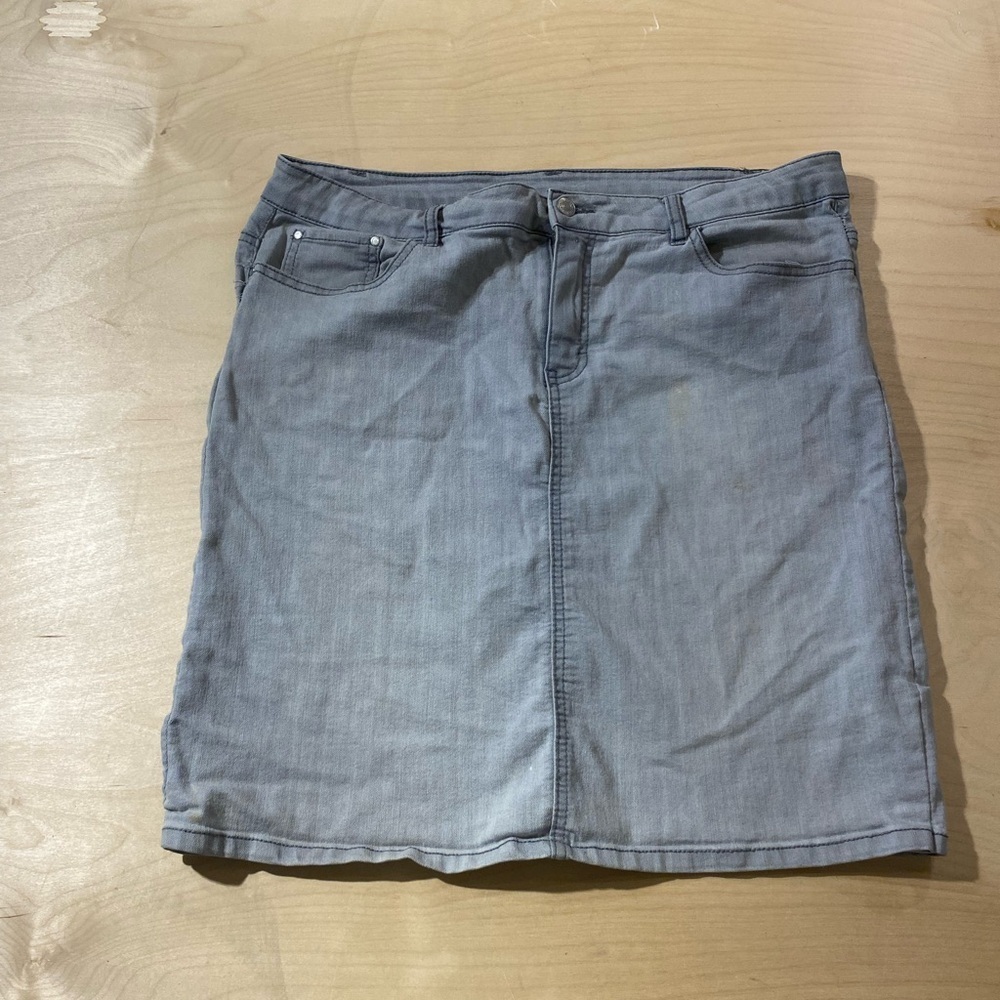 Vintage Jaclyn Smith Jean Skirt Size 14 (KD) - Picture 6 of 14